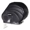 San Jamar Oceans Reserva Jumbo Tissue Dispenser w/Stub, 16.75x5.5x12.25, Black SAN R3090TBK - alternate 2